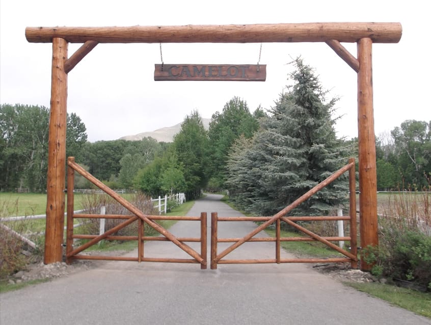 Sawtooth Log Archway 1 Sawtooth Log Archway 1